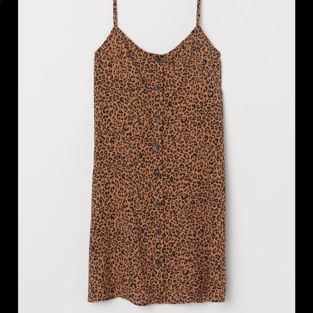 H&M animal print dress